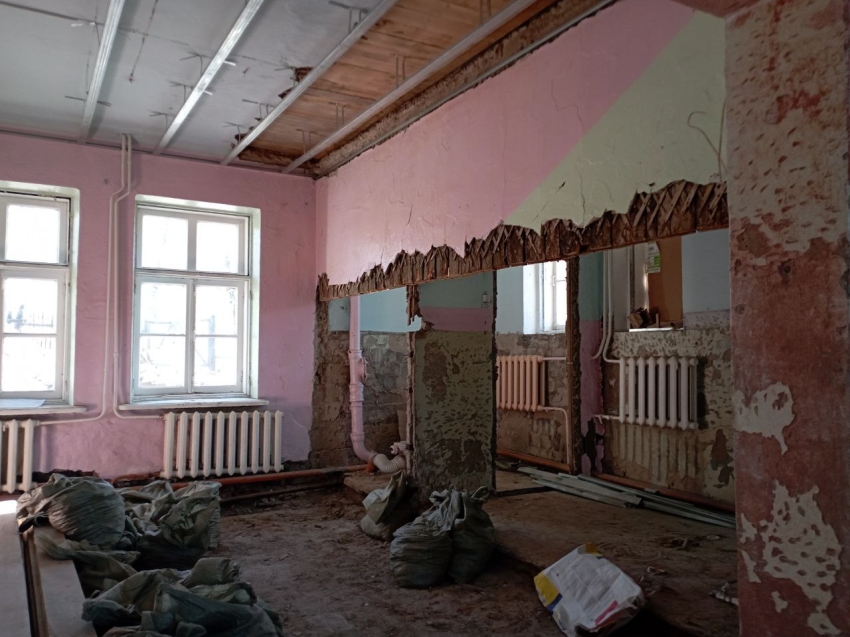 В детском саду Петровск-Забайкальского начали капитальный ремонт, его завершат до 1 сентября